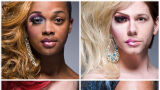 Drag queens met en zonder make-up