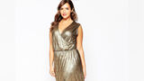 5x metallic party dresses onder ?50