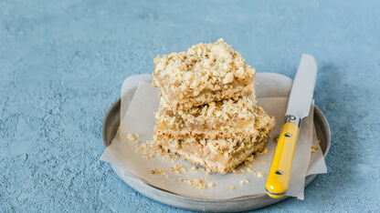 Dit karamel zeezout dessert is het perfecte toetje met kerst