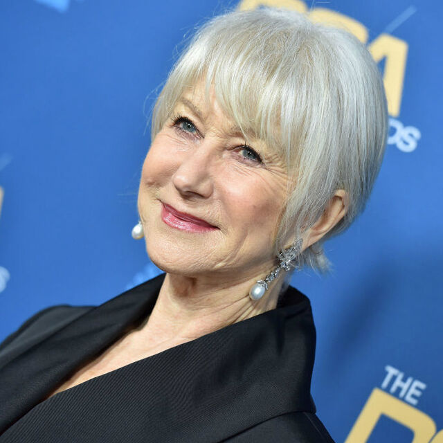 helen mirren grijs haar