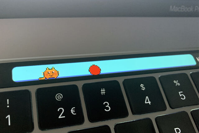 Touch bar pet