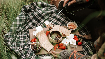 BBQ-tip: S'mores met aardbei en chocolade