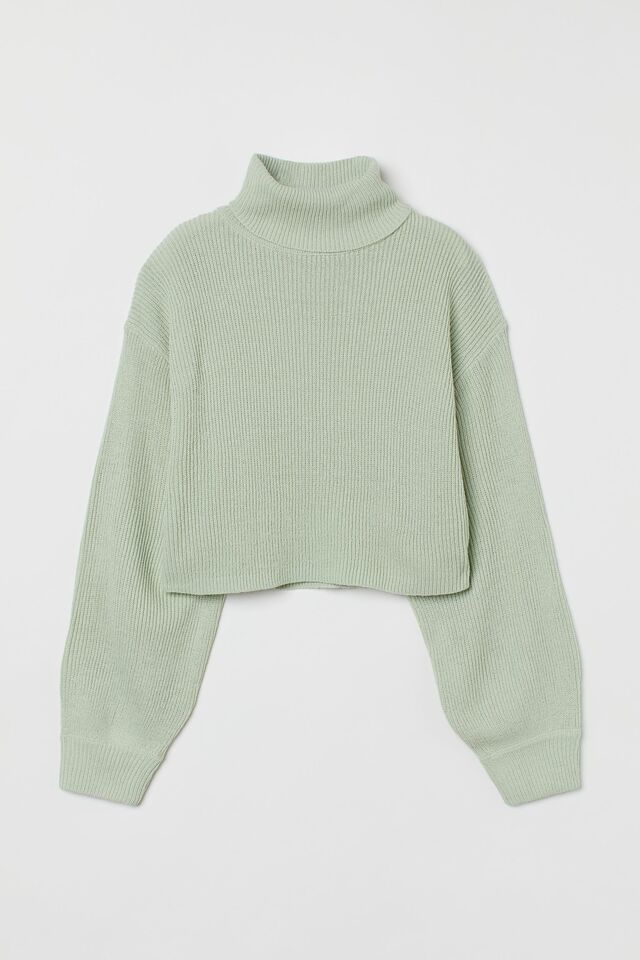 coltrui cropped mintgroen h&amp;m