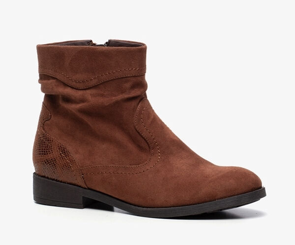 winter sale enkellaarsjes cognac sacha