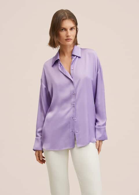 lila blouse