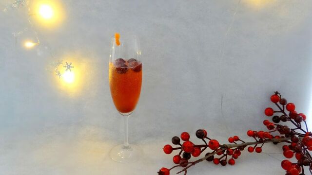 kerstcocktail champagne