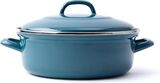 BK Fortalit braadpan Ø 28 cm - blauw - emaille - inductie | bol.com