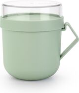 Brabantia Make &amp;amp;amp; Take Soepbeker to go - 0,6 l - Kunststof - Jade Green | bol.com