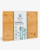 ViveGrace HOME® Bamboe Snijplank - 40x30 CM - Snijplank Hout - Met Sapgeul - Naturel | bol.com