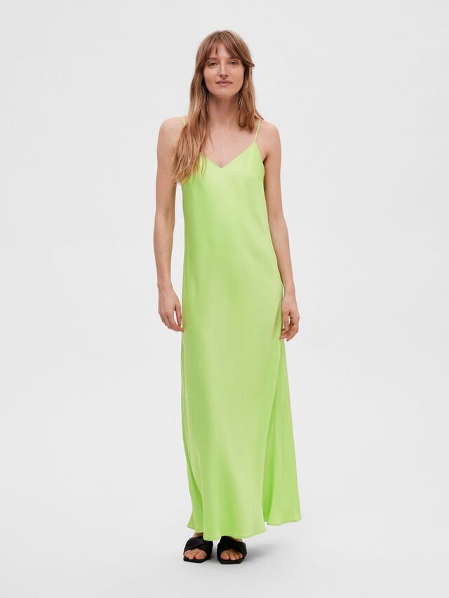 Selected SATIJN SLIPDRESS, Sharp Green, highres - 16090981_SharpGreen_003.jpg