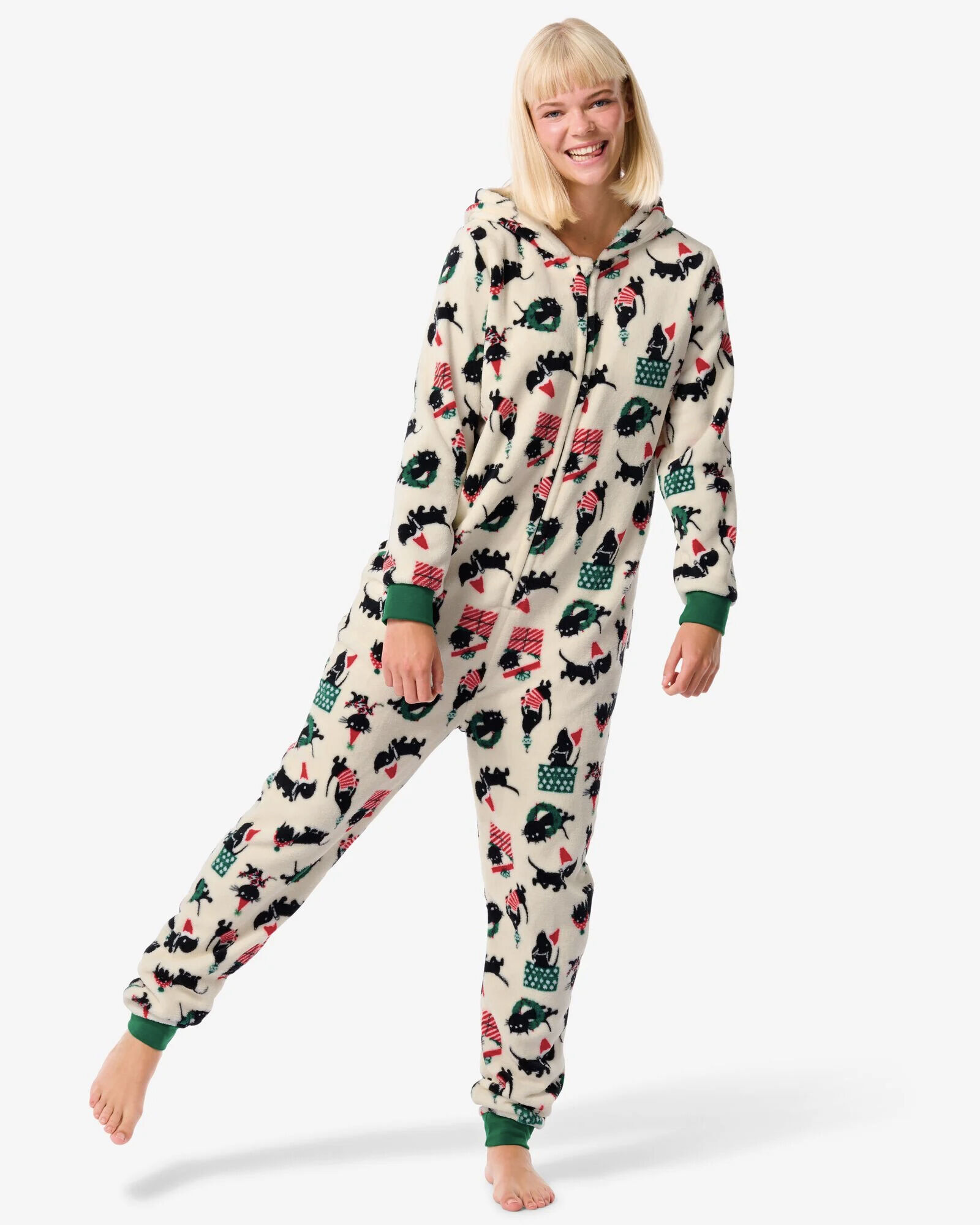 hema takkie kerst onesie voor volwassenen multi