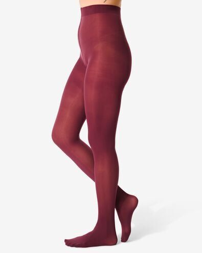 temp tech panty 40denier aubergine aubergine - 1000028888 - HEMA