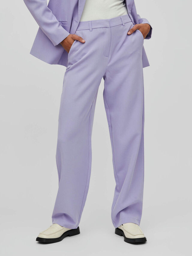 Vila STRAIGHT HIGH-WAIST BROEK, Sweet Lavender, highres - 14083468_SweetLavender_003.jpg