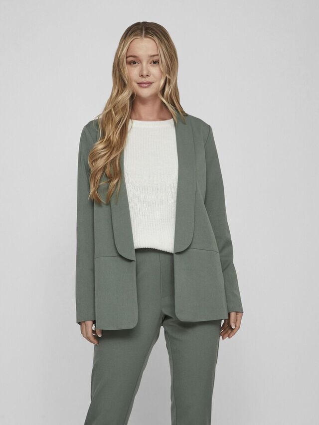 Vila OPEN BLAZER, Duck Green, highres - 14090069_DuckGreen_003.jpg