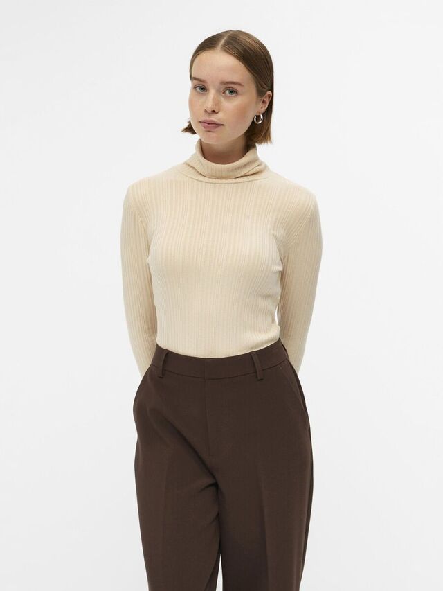 Object Collectors Item ROLLNECK GEBREIDE TOP, Sandshell, highres - 23042338_Sandshell_003.jpg