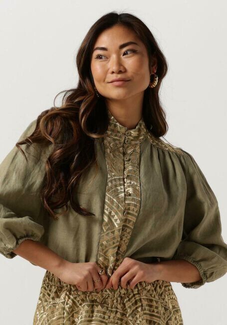 Groene GREEK ARCHAIC KORI Blouse 250109 - large