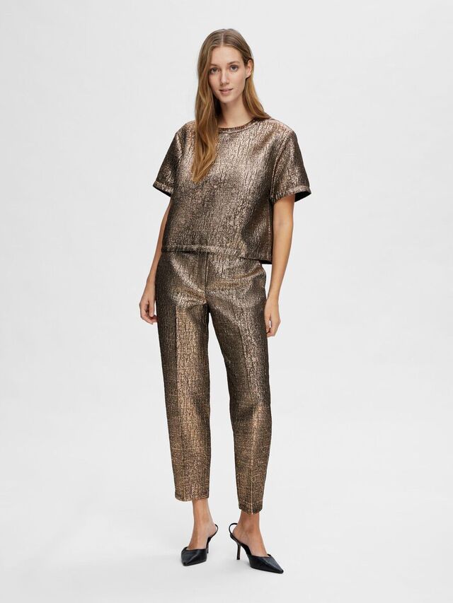 Selected METALLIC JACQUARD BROEK, Gold Colour, highres - 16094365_GoldColour_005.jpg