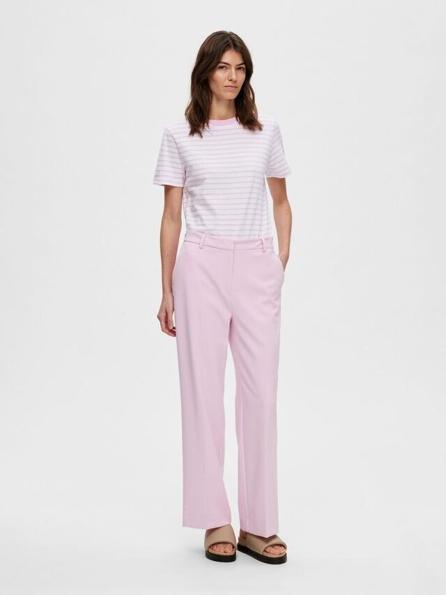 Selected TAILORED WIDE LEG BROEK, Sweet Lilac, highres - 16092286_SweetLilac_005.jpg