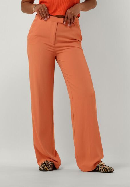 Oranje ANOTHER LABEL Pantalon DOORE PANTS - large