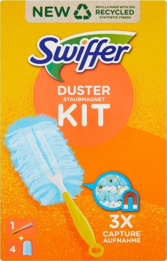 Swiffer Duster StarterKit + 4 refills - 1 piece - €7.99