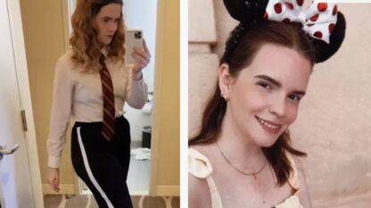 Deze vrouw lijkt exact op Emma Watson. Hermione look-alike