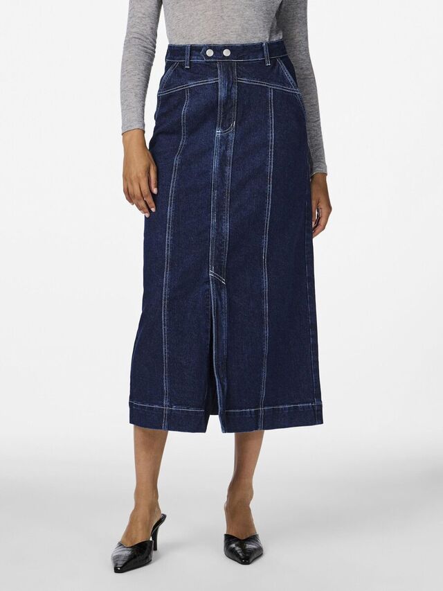 YAS YASTELA DENIM ROK, Dark Blue Denim, highres - 26034734_DarkBlueDenim_1126868_003.jpg