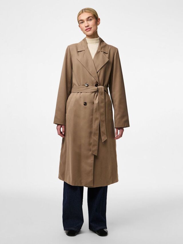 Pieces PCSCARLETT TRENCHCOAT, Brown Lentil, highres - 17146474_BrownLentil_003.jpg