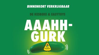 De 'AAAHH-GURK’: Kesbeke en EasyToys lanceren augurkvormige vibrator