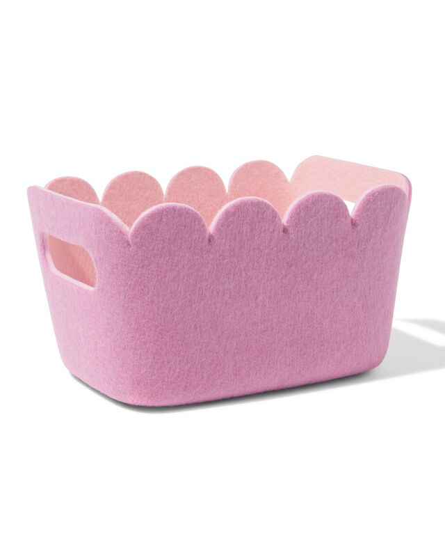 mand 20x12cm vilt paars - 39800045 - HEMA