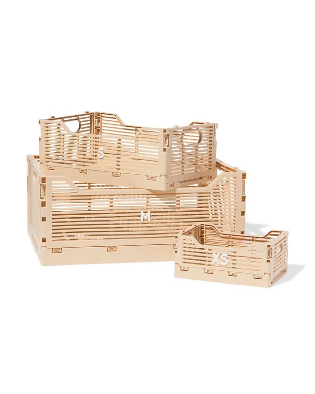 klapkrat letterbord recycled beige beige - 1000032608 - HEMA