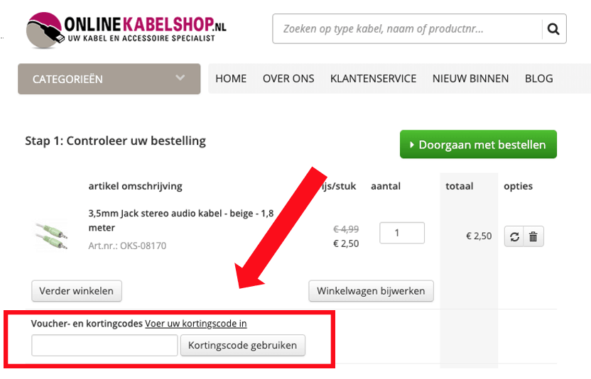 Cataract van Vleugels Onlinekabelshop kortingscodes & aanbiedingen! • Ze.nl